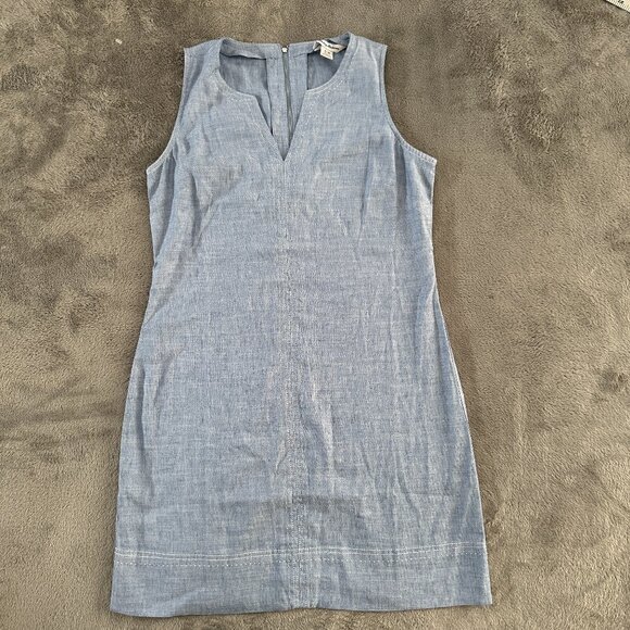 Tommy Bahama Linen Blend Shift Dress Women's MEDIUM Vacation Tropical Resortwear - Picture 1 of 5